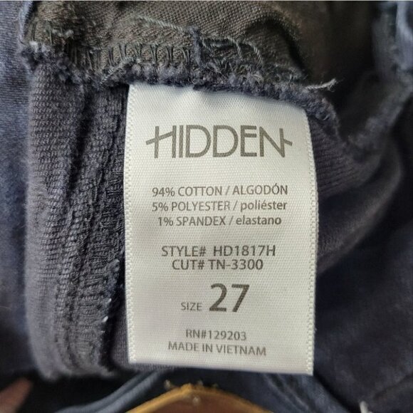 hidden High Rise Skinny Jeans Dark Wash 27 - Picture 6 of 10